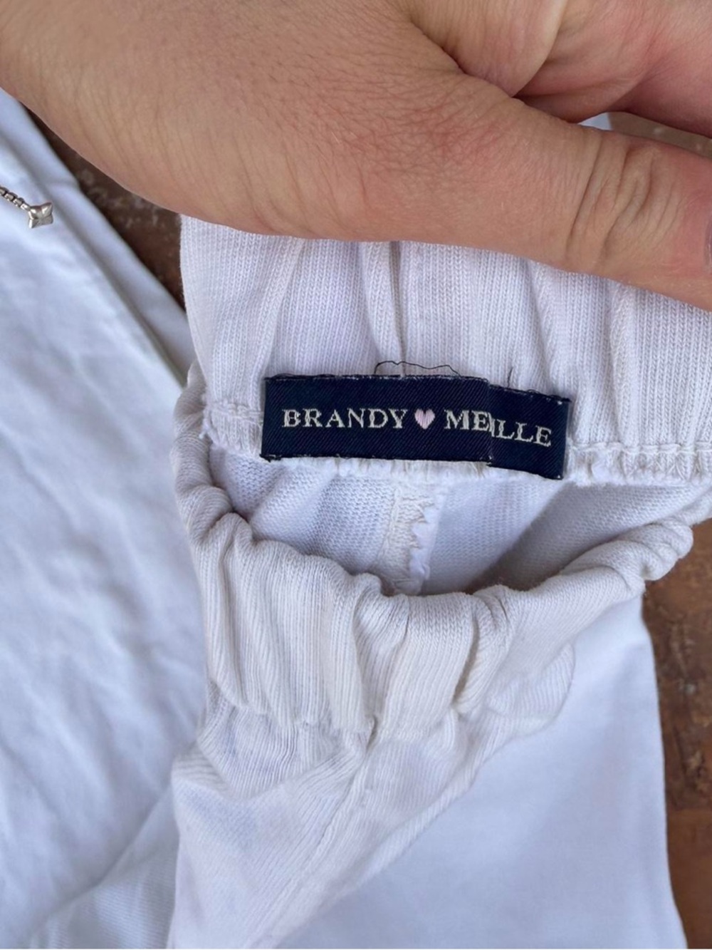 Brandy Melville beige sweatpants sz s - Picture 4 of 4